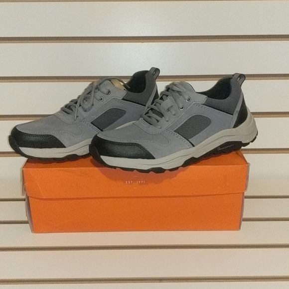 Rockport Shoes Mens Rockport Birchfield Ubal Grey Walking Shoes